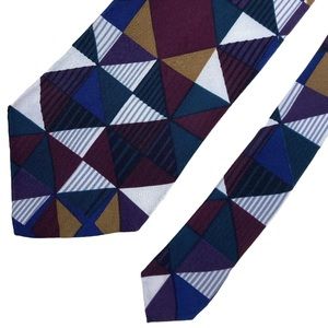 Cezani Silk Multicolored Necktie Tie
